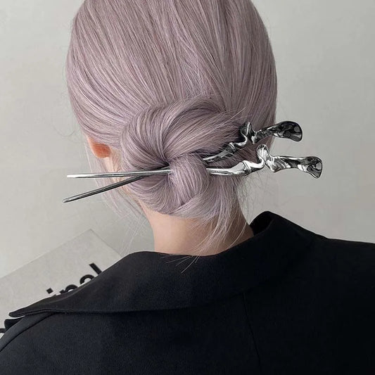 2024 Chinese Style Vintage Hair Sticks - Elegant Chopstick Hairpins for Women