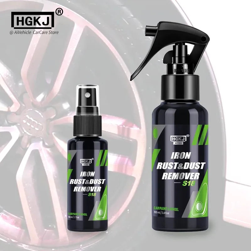 HGKJ Car Paint & Wheel Iron Particles Powder Cleaning Super Rust Dust Remover Spray