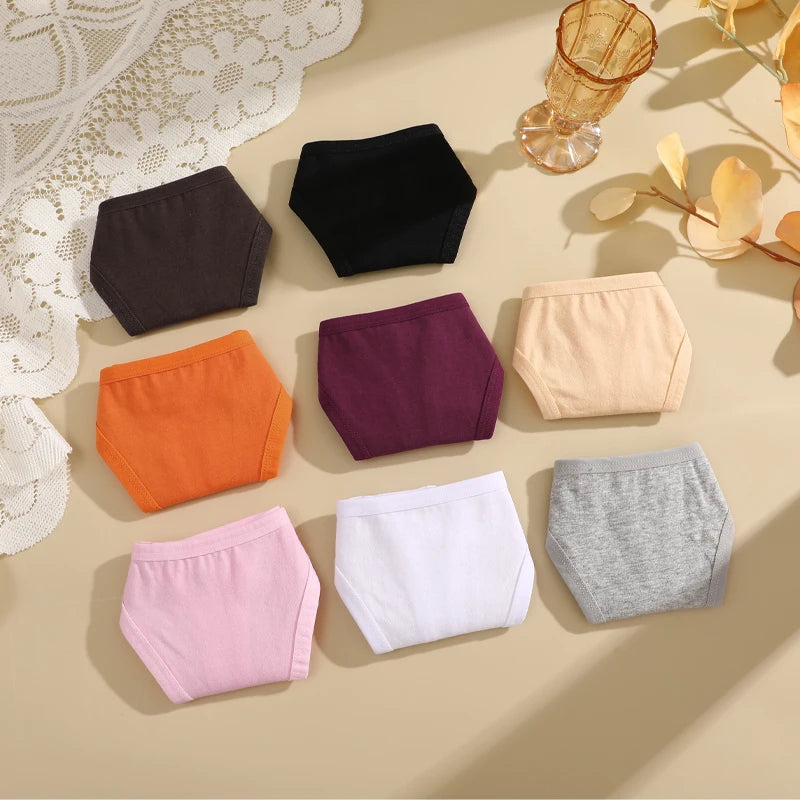 4Pcs Women's Cotton Thongs - Sexy Thin Waist Underwear