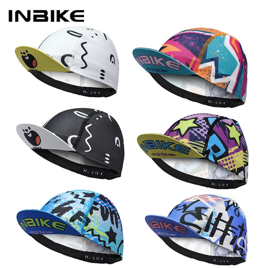 INBIKE Summer Cycling Skull Caps - Anti-UV Bike Hat for Men and Women
