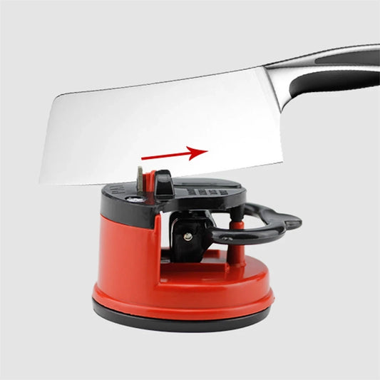 Suction Knife Sharpener - Easy and Safe Kitchen Tool for Chef Knives and Damascus Knives