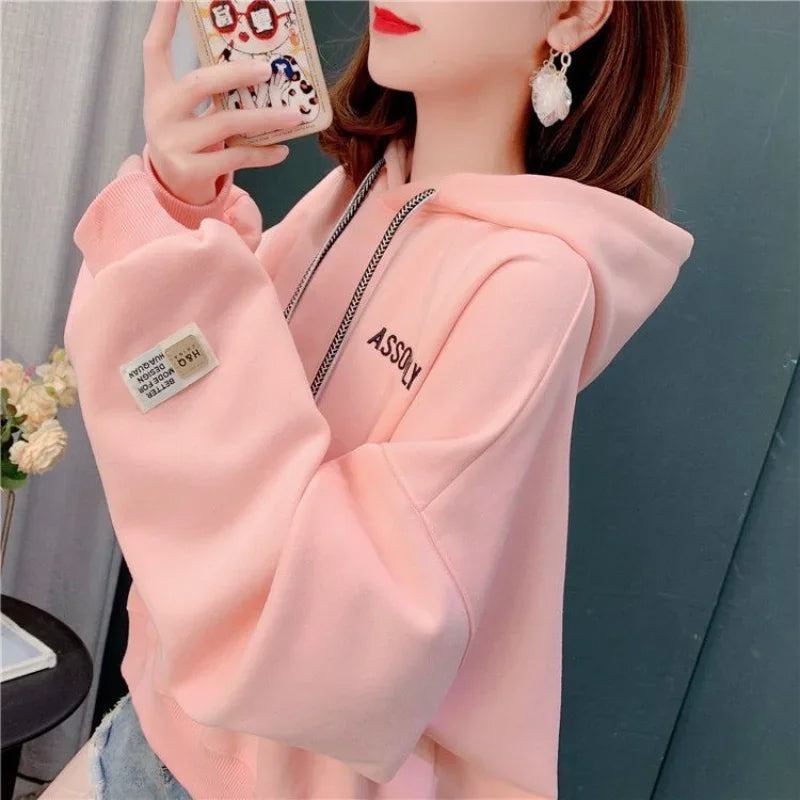 Women Goth Elegant Winter Hoodie