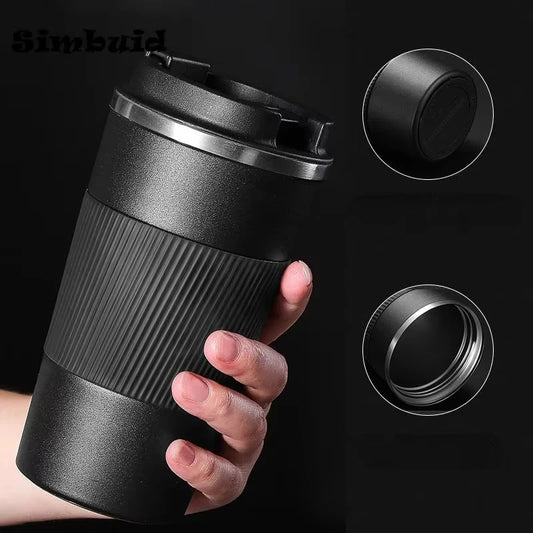 380ml 510ml Stainless Steel Coffee Cup Thermal Mug - Insulated Travel Mug