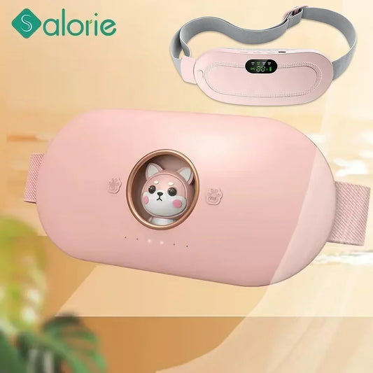 Portable Heating Pad for Menstrual Pain Relief - Self Massage Heated Belt