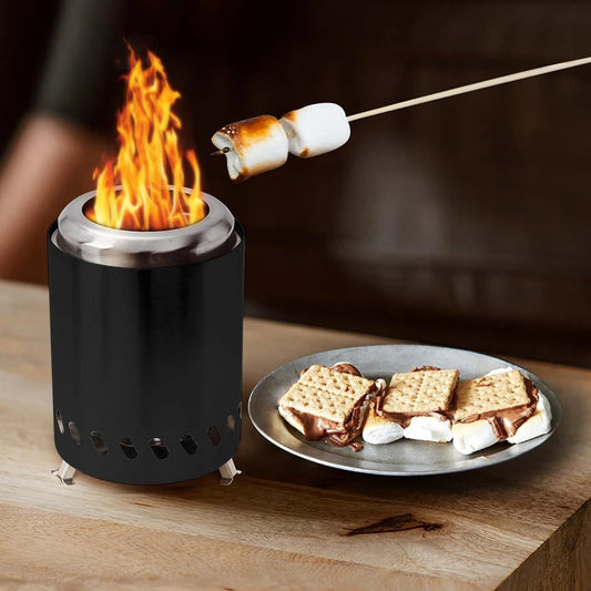 Smokeless Tabletop Fire Pit - Versatile Indoor/Outdoor Mini Bonfire