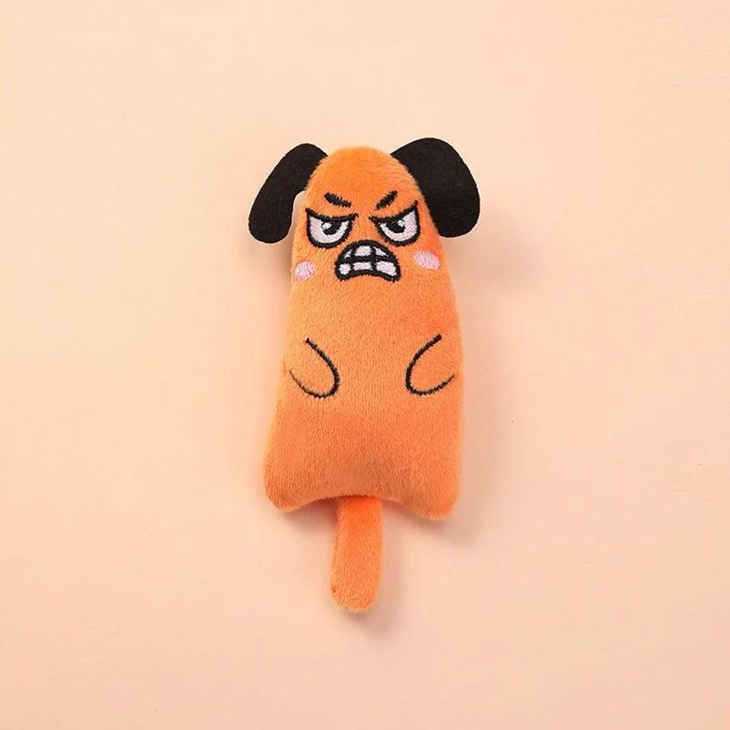 Interactive Plush Cartoon Cat Puppy Toys