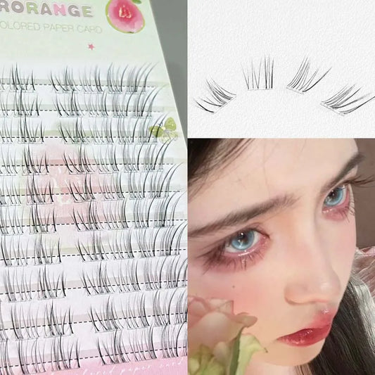Self-Adhesive False Eyelashes - Easy-to-Use DIY Natural Curling Clusters