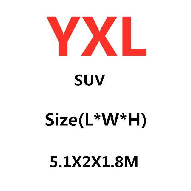 Universal Car Covers for Sedan and SUV - Sizes S/M/L/XL/XXL