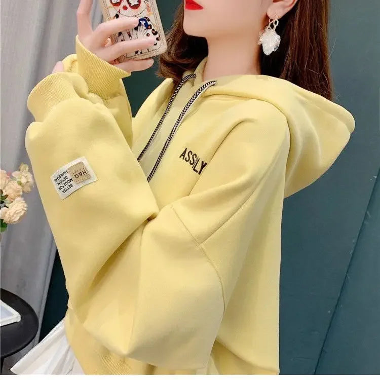 Women Goth Elegant Winter Hoodie