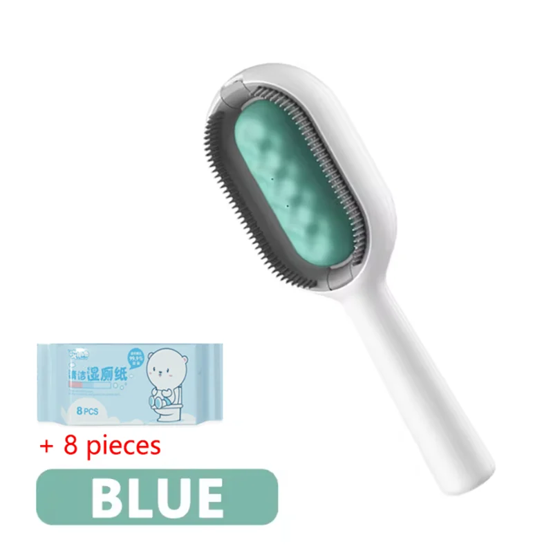 3-in-1 Cat Brush for Long Hair Removal