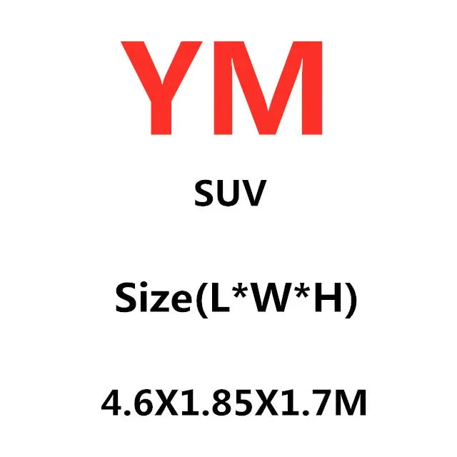 Universal Car Covers for Sedan and SUV - Sizes S/M/L/XL/XXL