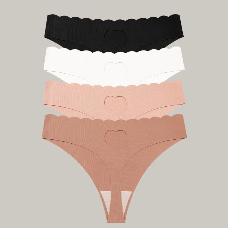 FINETOO 4pcs Women's Seamless Panties