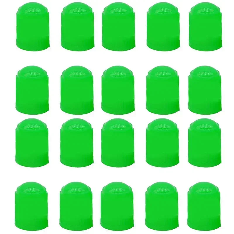 1/10/20PCS Car Tire Valve Plastic Bike Caps - Dustproof and Airtight Covers for Cars, Motorbikes, Trucks, and Bicycles
