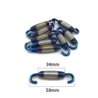 Universal Motorcycle Exhaust Spring Hooks - 2PC Set