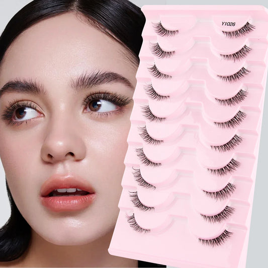 YSDO Half Lashes - 5/7/10 Pairs of Soft Natural Cat Eye Lashes