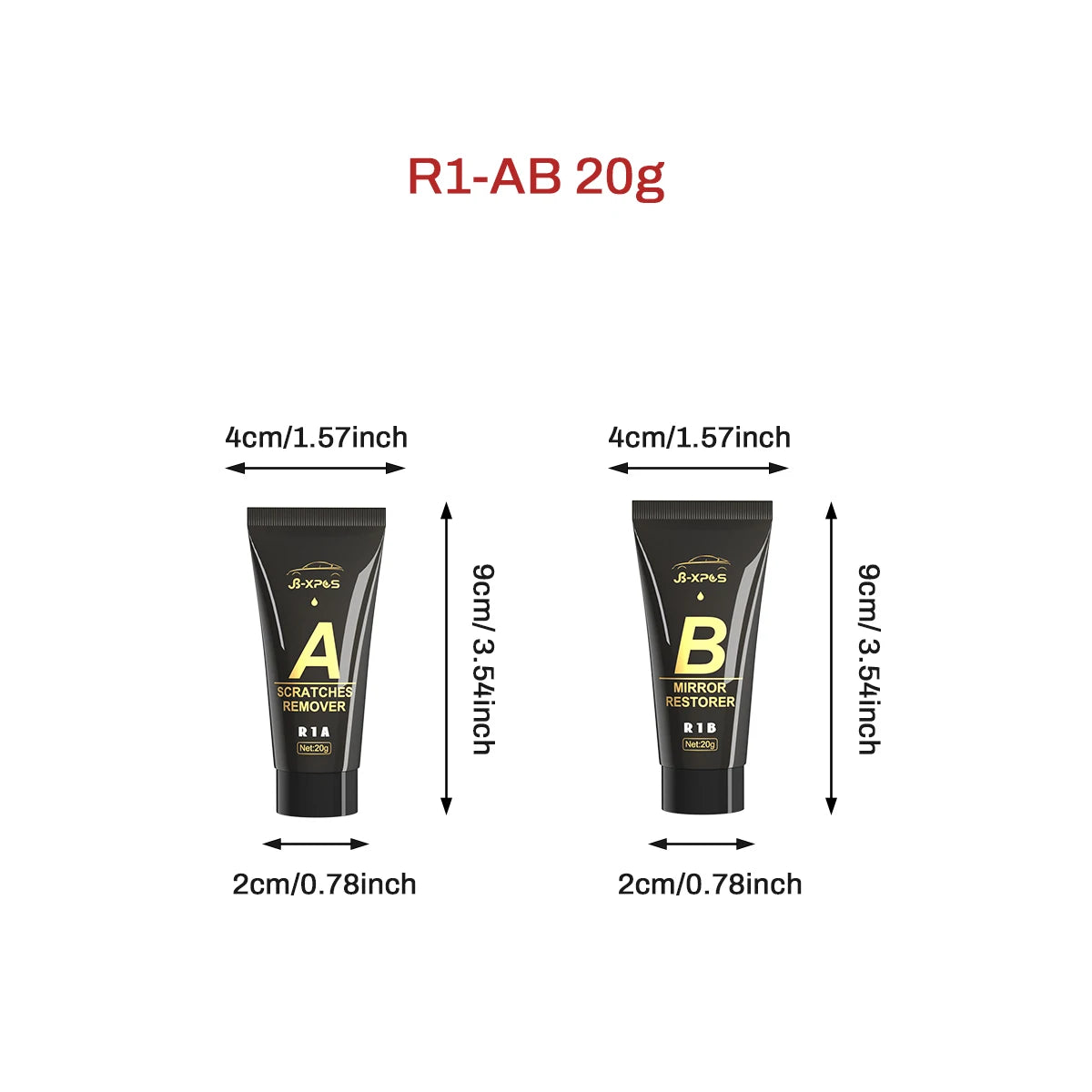 Car Scratch Remover Paint Care Set - R1 Auto Scratch Repair and Polishing