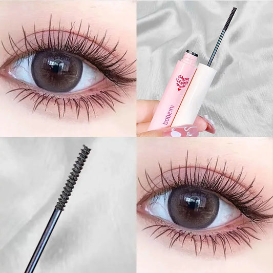 Ultra-Fine Brush Mascara – Lengthening Waterproof Formula for Lush Eyelashes