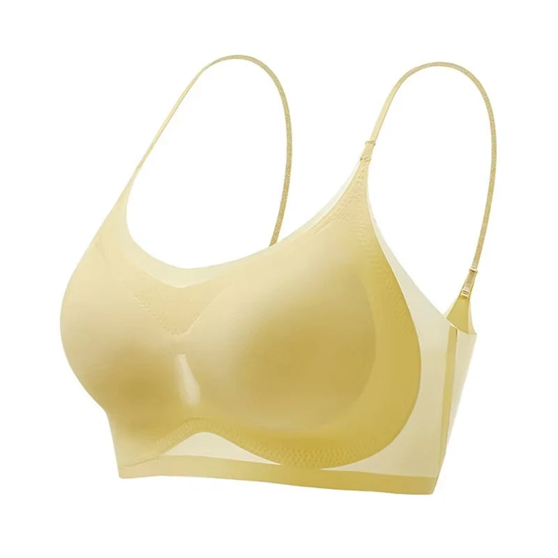 Plus Size Women's Ice Silk Seamless Bras