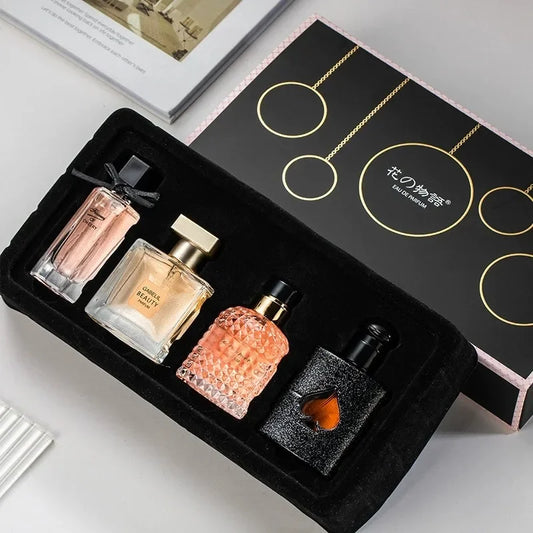 Original Women Perfume 105ml Gift Box Four Piece Set - Fresh Lasting Fragrance Eau De Parfum