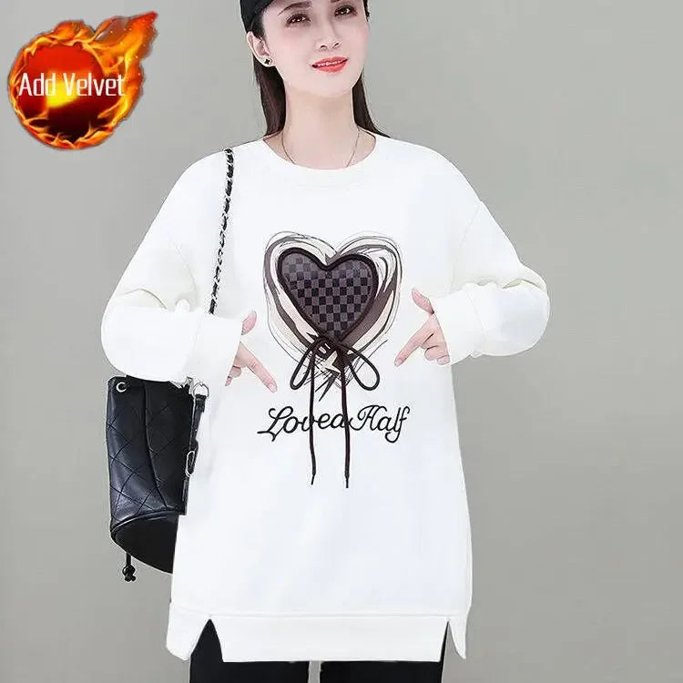Green Baggy Sweatshirt for Women