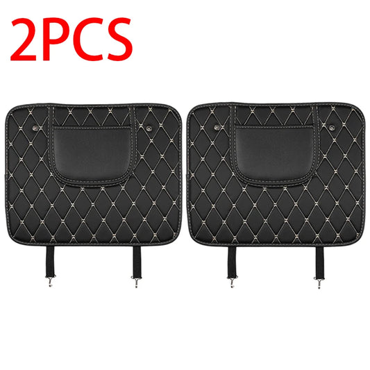 PU Leather Car Seat Back Protector Pads
