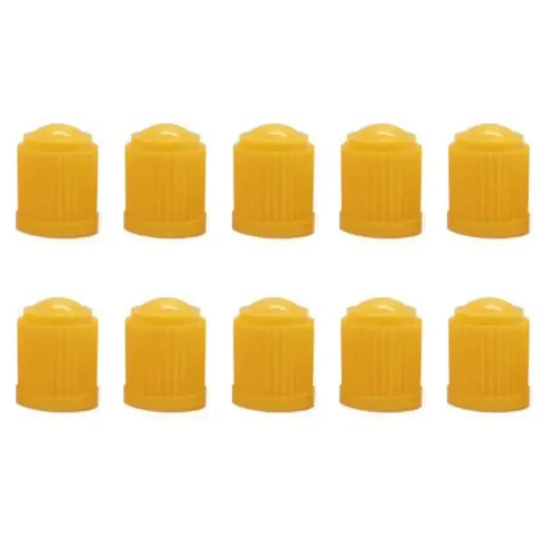 1/10/20PCS Car Tire Valve Plastic Bike Caps - Dustproof and Airtight Covers for Cars, Motorbikes, Trucks, and Bicycles