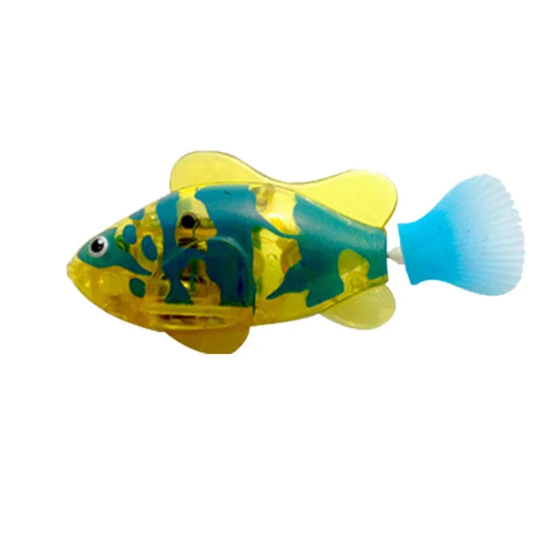 Pet Cat Toy LED Interactive Swimming Robot Fish Toy for Cat - Stimulate Your Pet's Hunter Instincts