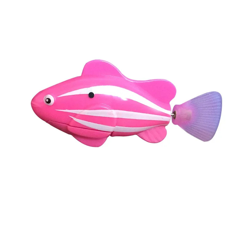 Pet Cat Toy LED Interactive Swimming Robot Fish Toy for Cat - Stimulate Your Pet's Hunter Instincts