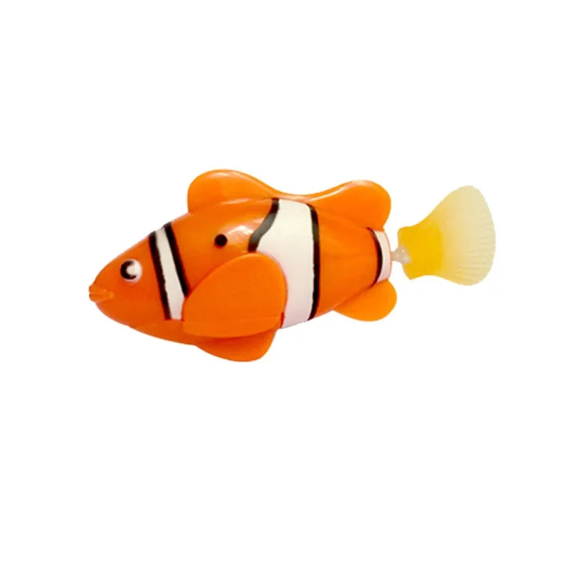 Pet Cat Toy LED Interactive Swimming Robot Fish Toy for Cat - Stimulate Your Pet's Hunter Instincts