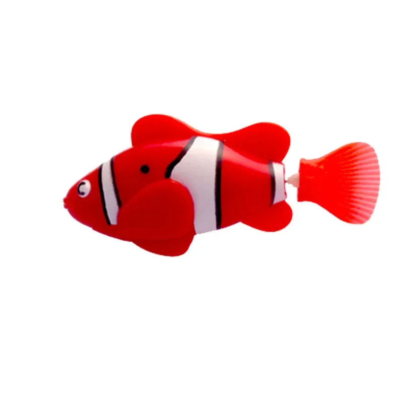 Pet Cat Toy LED Interactive Swimming Robot Fish Toy for Cat - Stimulate Your Pet's Hunter Instincts