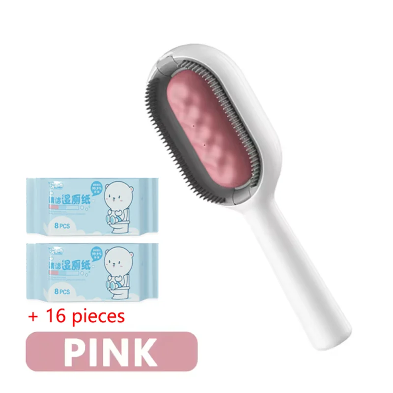 3-in-1 Cat Brush for Long Hair Removal