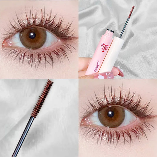Ultra-Fine Brush Mascara – Lengthening Waterproof Formula for Lush Eyelashes