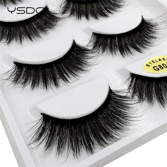 5 Pairs 3D Mink Eyelashes