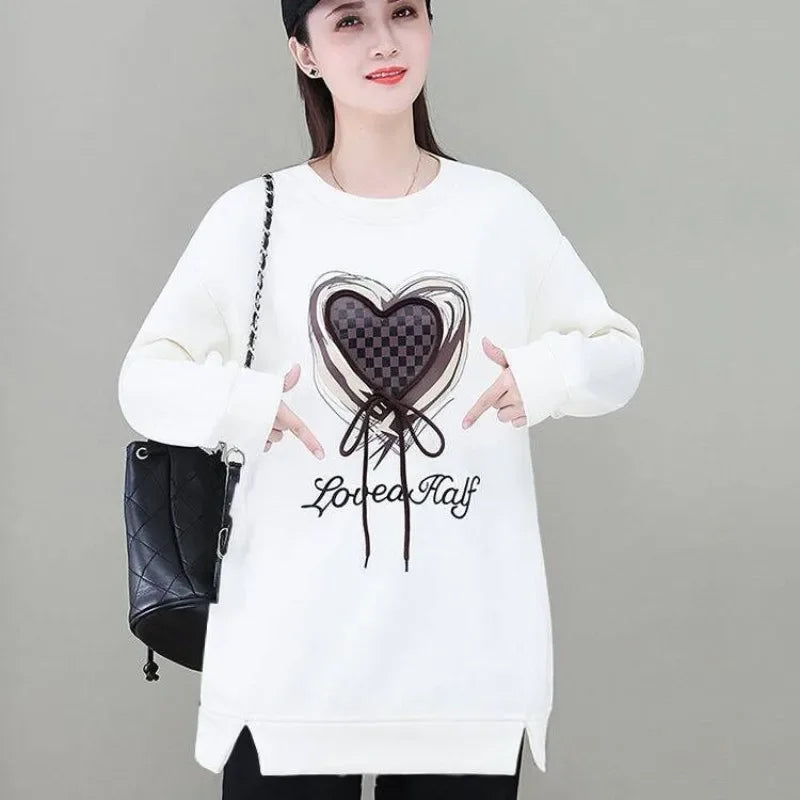Green Baggy Sweatshirt for Women