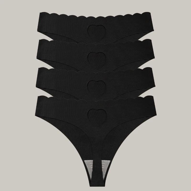 FINETOO 4pcs Women's Seamless Panties