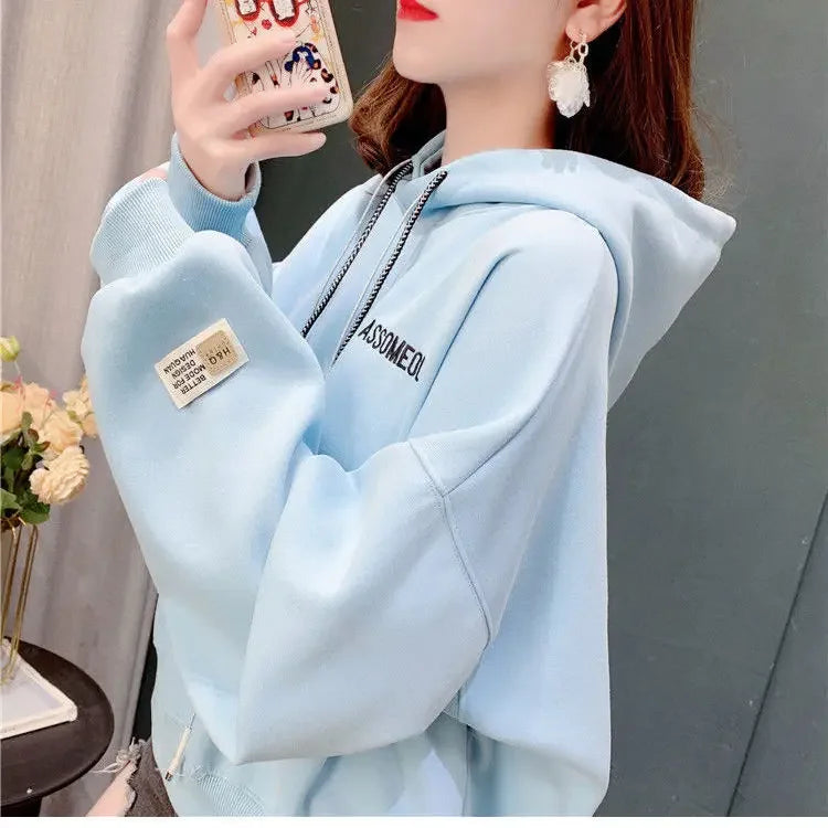 Women Goth Elegant Winter Hoodie