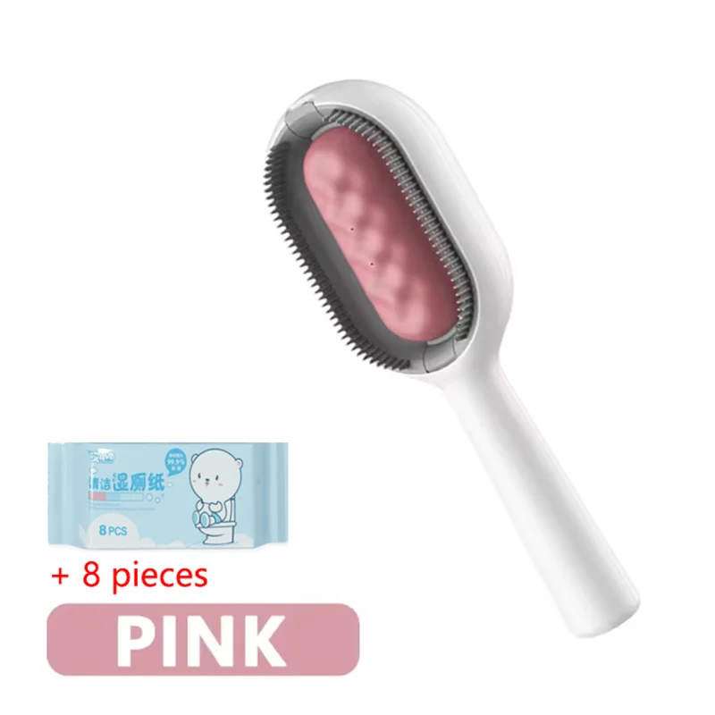 3-in-1 Cat Brush for Long Hair Removal