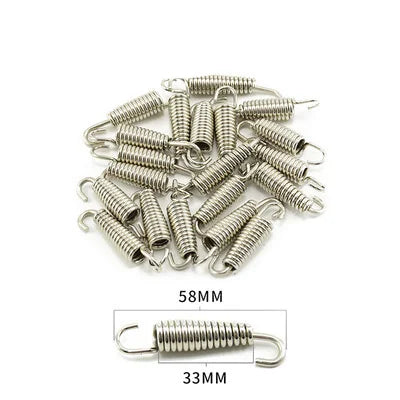 Universal Motorcycle Exhaust Spring Hooks - 2PC Set