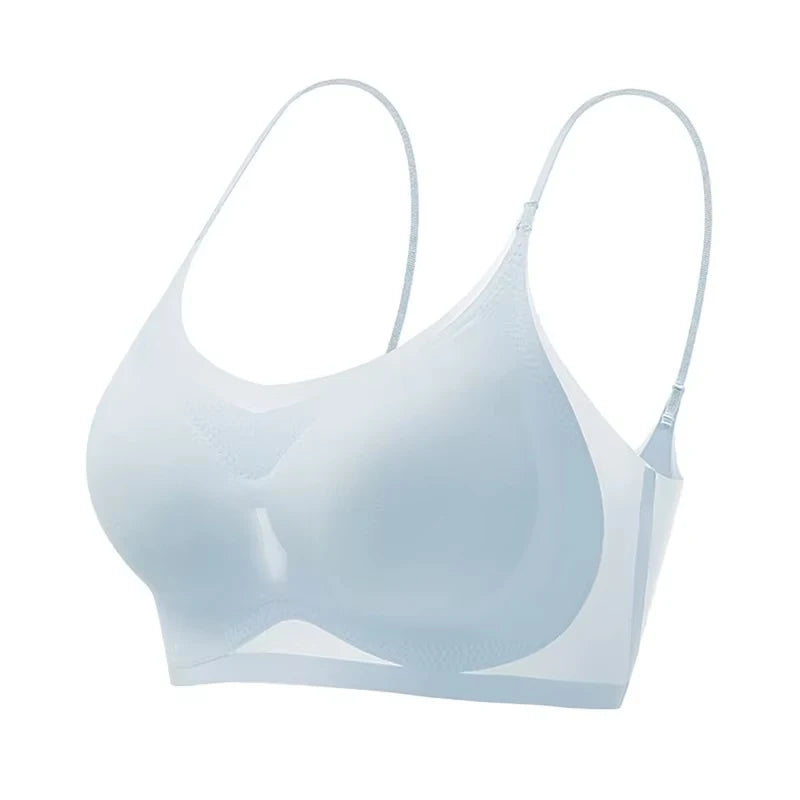 Plus Size Women's Ice Silk Seamless Bras