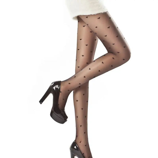 Women’s Lolita Transparent Mesh Crew Socks with Ruffled Lace Trim and Bowknot