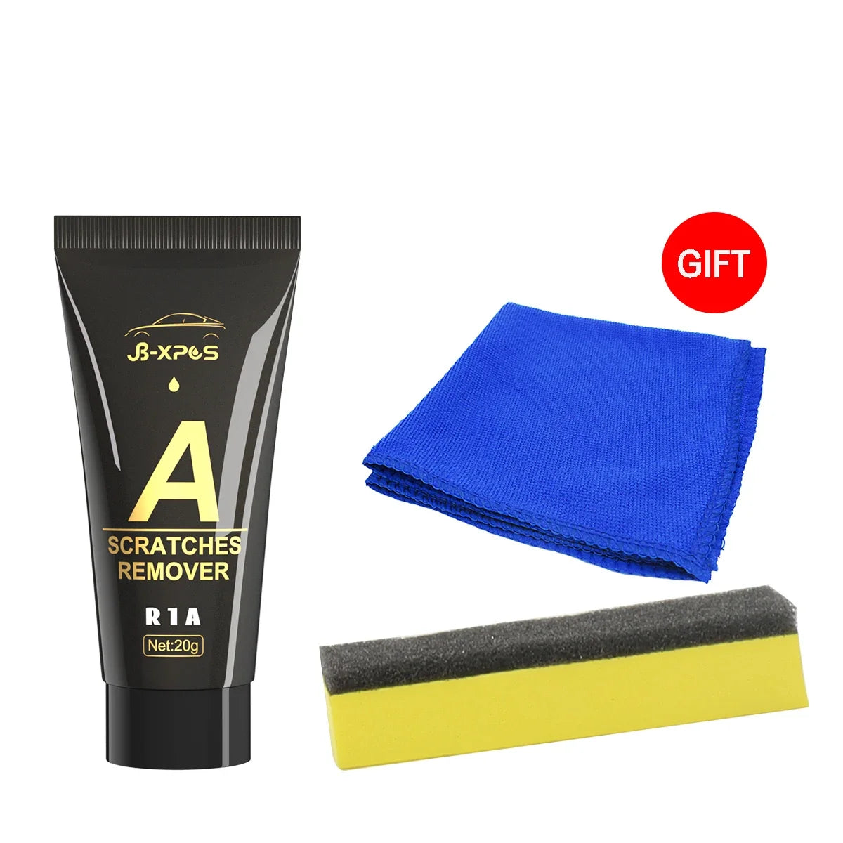 Car Scratch Remover Paint Care Set - R1 Auto Scratch Repair and Polishing