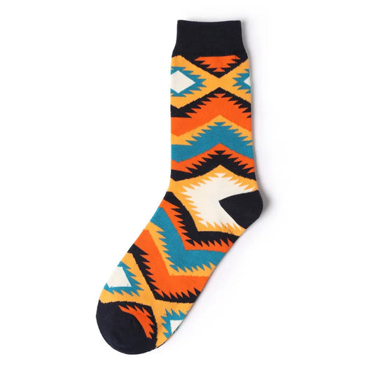 Colorful Cotton Crew Socks for Men & Women