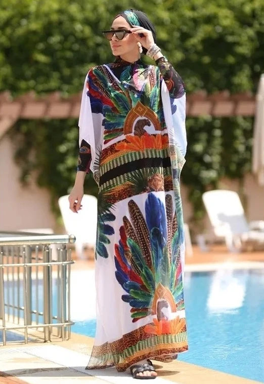 3/4 Pcs Burkini Femmes Women's Muslim Swimwear