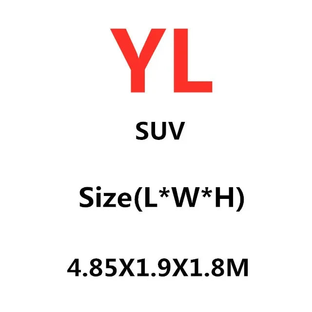 Universal Car Covers for Sedan and SUV - Sizes S/M/L/XL/XXL