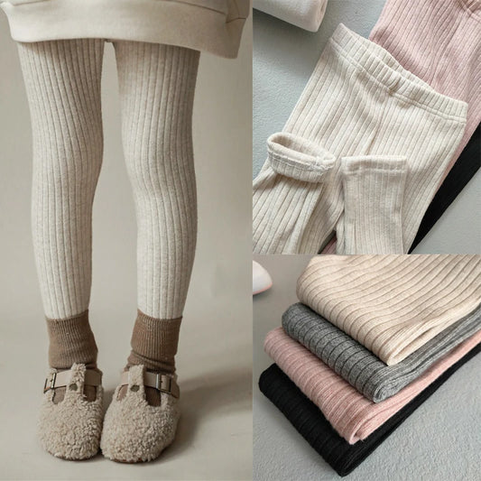 Baby Girl Knitted Leggings