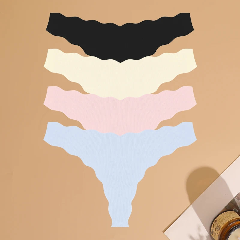 FINETOO 4Pcs Ultra Soft Seamless Underwear