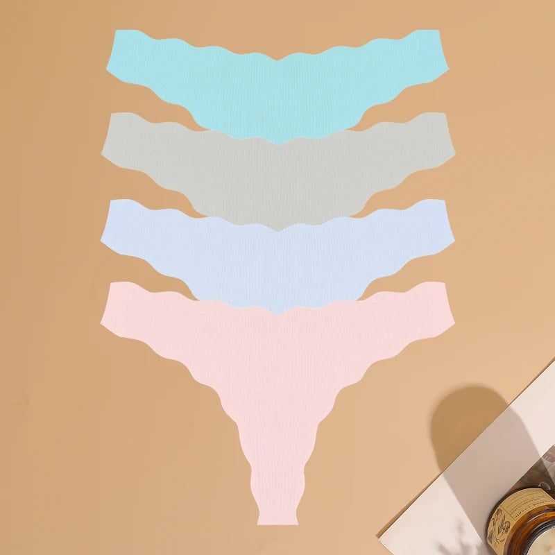 FINETOO 4Pcs Ultra Soft Seamless Underwear