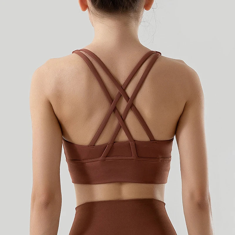 SOISOU Women's Cropped Bralette - Breathable Sports Bra in 25 Colors