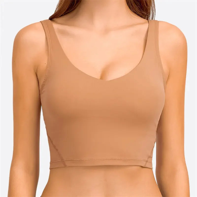Nepoagym PASSION Tank Top with Built-In Bra for Yoga & Gym