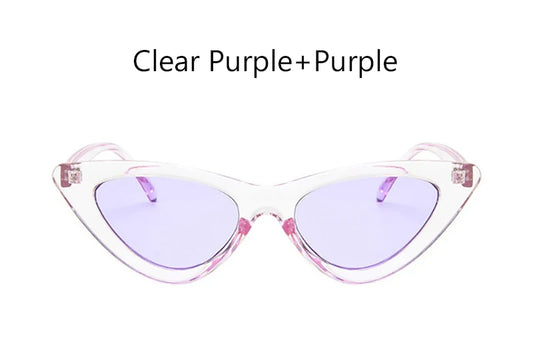 Vintage Pink Cat-Eye Sunglasses – Retro UV400 Women’s Fashion Shades